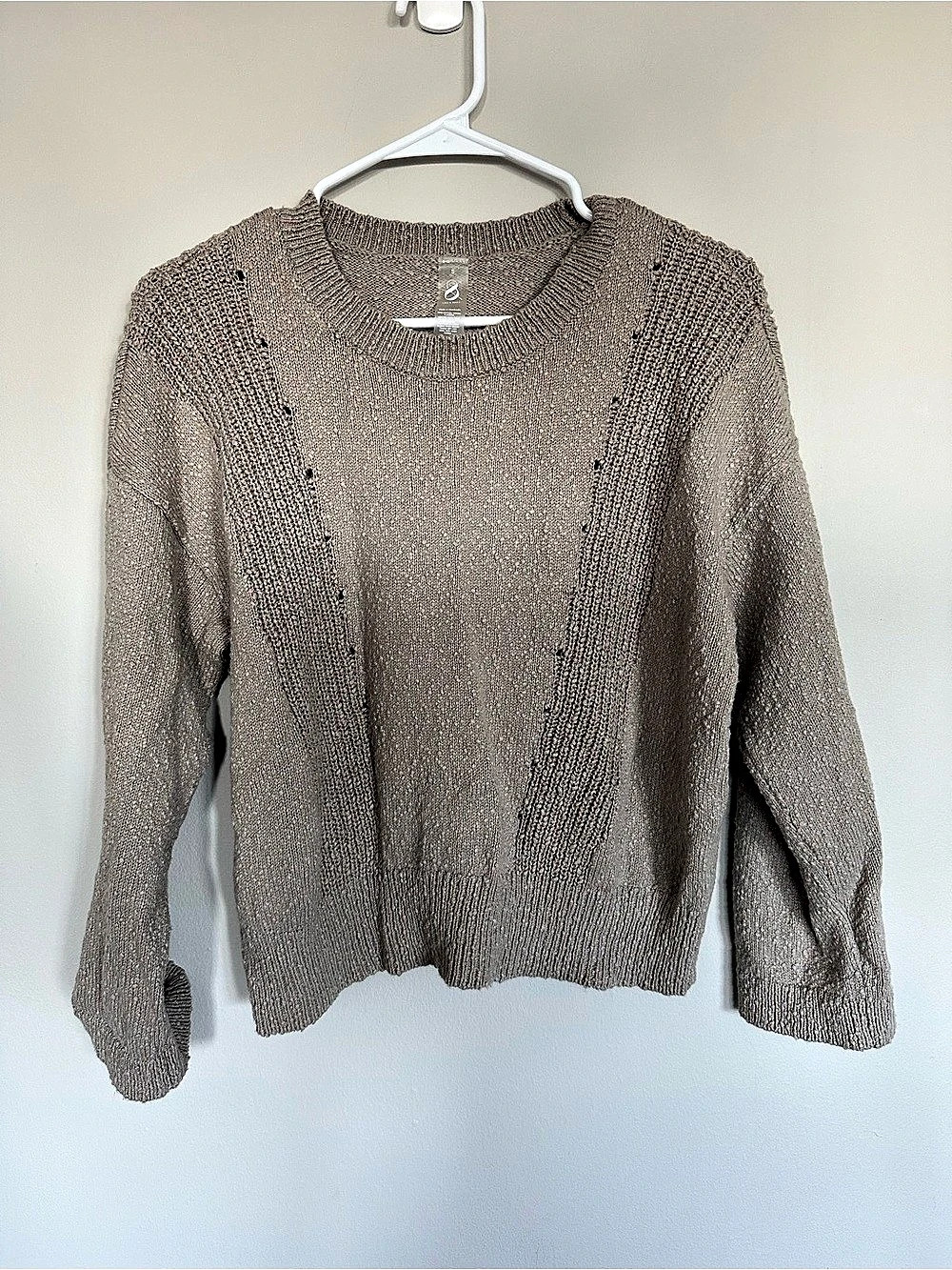 Lou & Grey Knit Crew Neck Sweater Size Small
